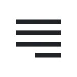 Text Align Right SVG Icon